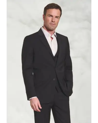 Suit Jackets Brook Taverner Tailored Fit Avalino Black Suit Jacket £134.00