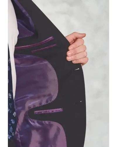 Suit Jackets Brook Taverner Tailored Fit Avalino Charcoal Suit Jacket £134.00