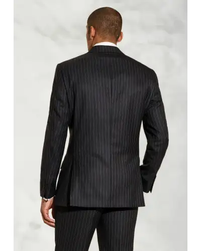 Suit Jackets Brook Taverner Regular Fit Epsom Grey Pinstripe Wool Suit Jacket £179.00