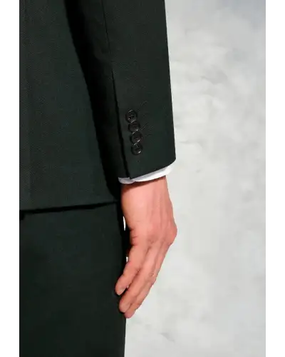 Suit Jackets Brook Taverner Tailored Fit Hansen Dark Green Flannel Suit Jacket-BT-5482BT £89.00