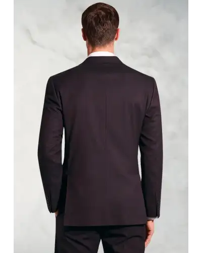 Suit Jackets Brook Taverner Tailored Fit Hansen Burgundy Flannel Suit Jacket-BT-5482AT £89.00