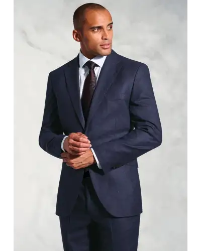 Suit Jackets Brook Taverner Tailored Fit Scott Navy Italian Wool Suit Jacket £224.00