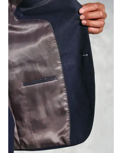 Suit Jackets Brook Taverner Tailored Fit Scott Navy Italian Wool Suit Jacket £224.00