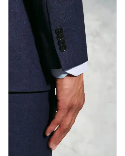 Suit Jackets Brook Taverner Tailored Fit Scott Navy Italian Wool Suit Jacket £224.00