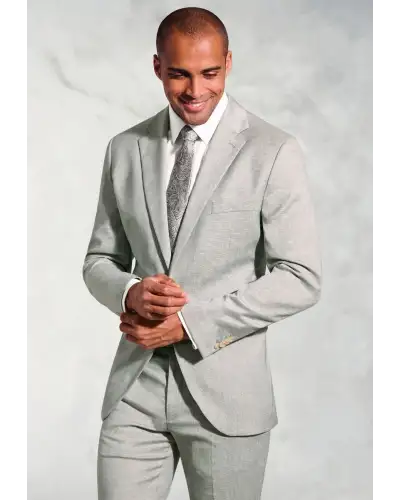 Suit Jackets Brook Taverner Tailored Fit Hardy Green Textured Occasion Suit Jacket-BT-5454C £89.00