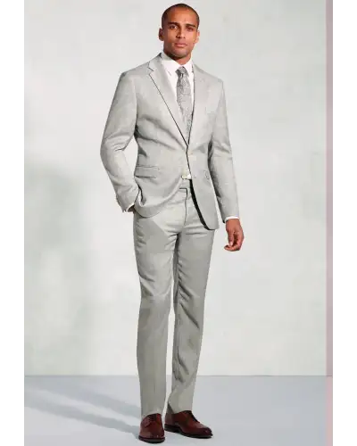 Suit Jackets Brook Taverner Tailored Fit Hardy Green Textured Occasion Suit Jacket £89.00