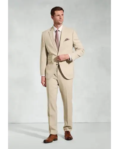 Suit Jackets Brook Taverner Tailored Fit Mckellen Natural Linen Blend Suit Jacket £116.00