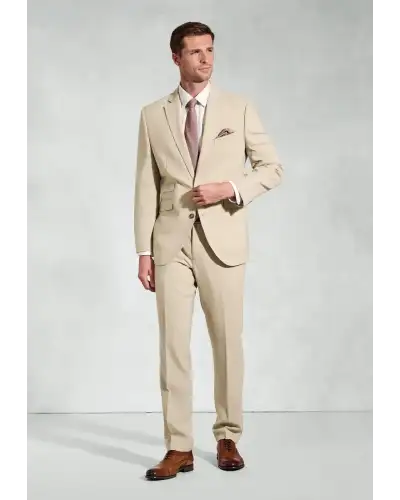 Suit Jackets Brook Taverner Tailored Fit Mckellen Natural Wool Linen Blend Suit Jacket £116.00