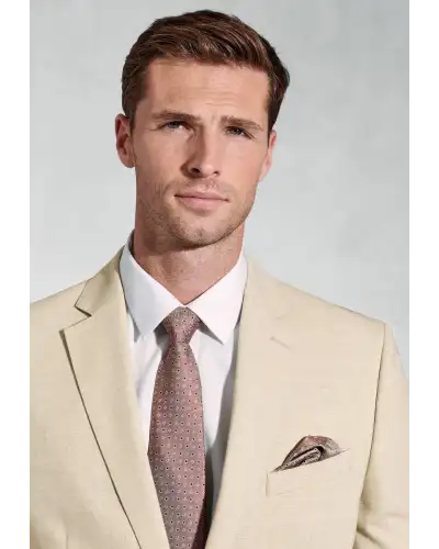 Suit Jackets Brook Taverner Tailored Fit Mckellen Natural Linen Blend Suit Jacket £116.00