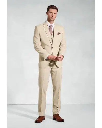 Suit Jackets Brook Taverner Tailored Fit Mckellen Natural Wool Linen Blend Suit Jacket £116.00
