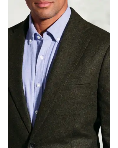 Jackets Brook Taverner Tailored Fit Zane Khaki British Cashmere Blend Jacket-BT-5419DT £179.00