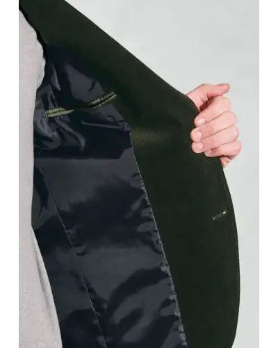 Jackets Brook Taverner Tailored Fit Moore Forest Green Corduroy Jacket-BT-5399C £116.00