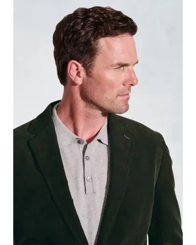 Jackets Brook Taverner Tailored Fit Moore Forest Green Corduroy Jacket-BT-5399C £116.00