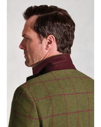 Jackets Brook Taverner Regular Fit Edlingham Moss Check Wool Blend Jacket-BT-5359B £116.00