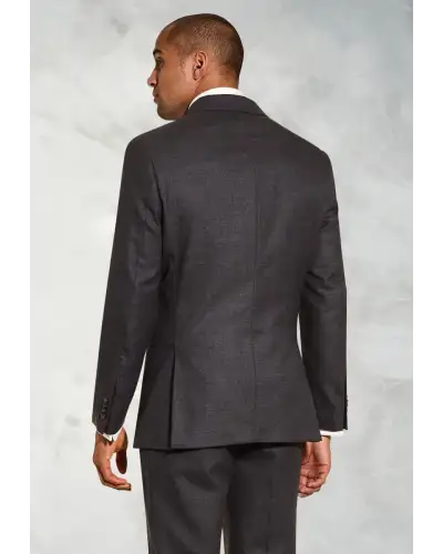 Suit Jackets Brook Taverner Tailored Fit Wells Charcoal Wool Blend Suit Jacket £134.00