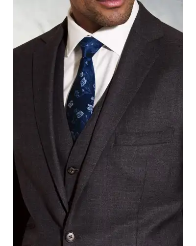 Suit Jackets Brook Taverner Tailored Fit Wells Charcoal Wool Blend Suit Jacket-BT-5286B £134.00