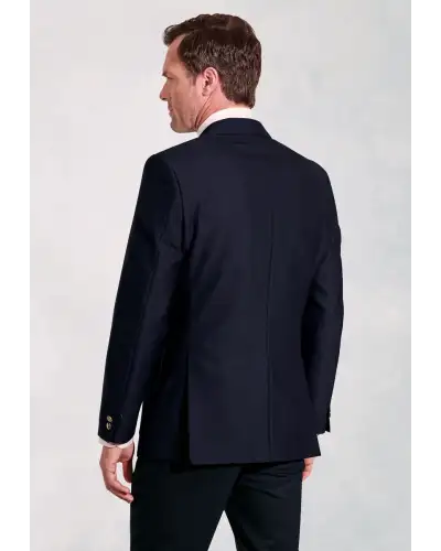 Jackets Brook Taverner Regular Fit Henley Navy Wool Blend Blazer-BT-5051C £161.00