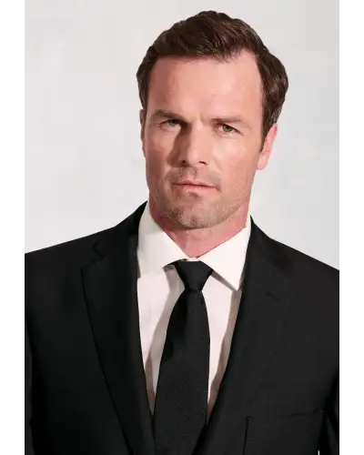 Jackets Brook Taverner Regular Fit Henley Black Wool Blend Blazer £161.00