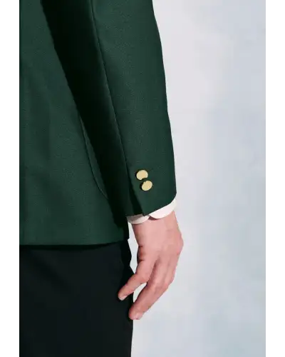 Jackets Brook Taverner Regular Fit Henley Green Wool Blend Blazer £161.00