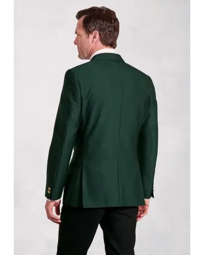 Jackets Brook Taverner Regular Fit Henley Green Wool Blend Blazer-BT-5051A £161.00