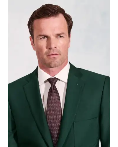 Jackets Brook Taverner Regular Fit Henley Green Wool Blend Blazer £161.00