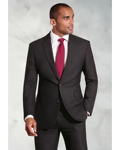Suit Jackets Brook Taverner Tailored Fit Dijon Charcoal Suit Jacket-BT-3833C £89.00