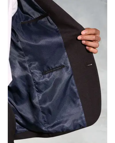 Suit Jackets Brook Taverner Tailored Fit Dijon Charcoal Suit Jacket £89.00