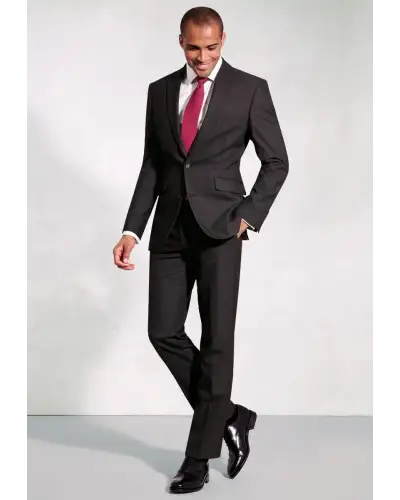 Suit Jackets Brook Taverner Tailored Fit Dijon Charcoal Suit Jacket-BT-3833C £89.00