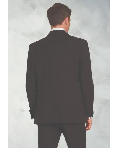 Suit Jackets Brook Taverner Tailored Fit Sapphire Black Wool Blend Dinner Suit Jacket £161.00