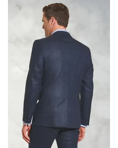Suit Jackets Brook Taverner Tailored Fit Clifford Navy Donegal Wool Suit Jacket £179.00