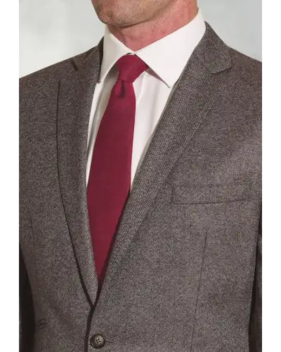 Suit Jackets Brook Taverner Tailored Fit Clifford Grey Donegal Wool Suit Jacket-BT-3607BX £179.00