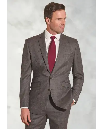 Suit Jackets Brook Taverner Tailored Fit Clifford Grey Donegal Wool Suit Jacket £179.00