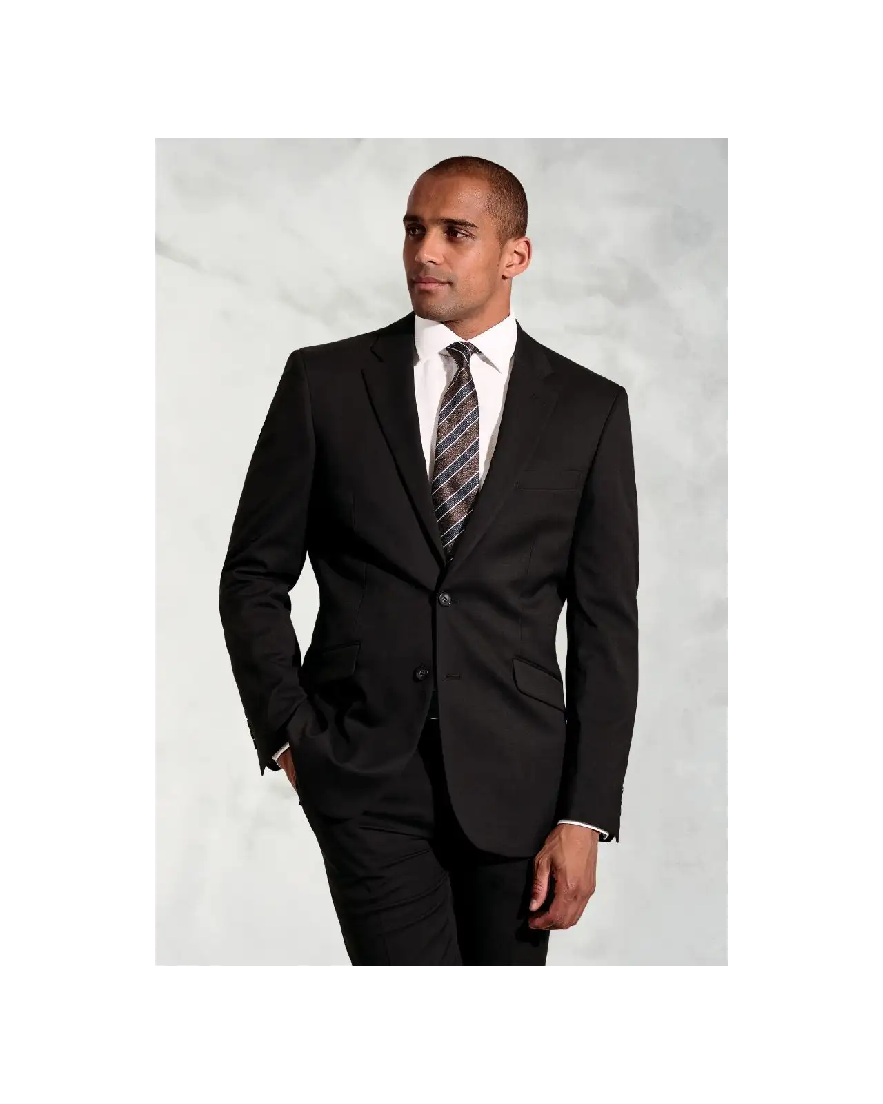 Suit Jackets Brook Taverner Tailored Fit Phene Black Suit Jacket £90.00