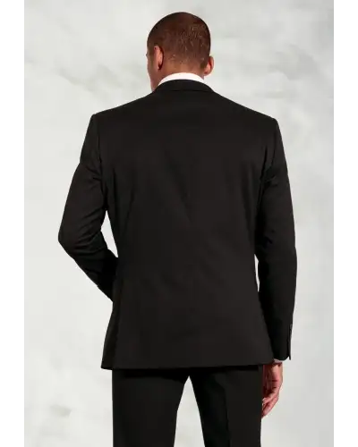 Suit Jackets Brook Taverner Tailored Fit Phoenix Black Suit Jacket-BT-3552D £90.00