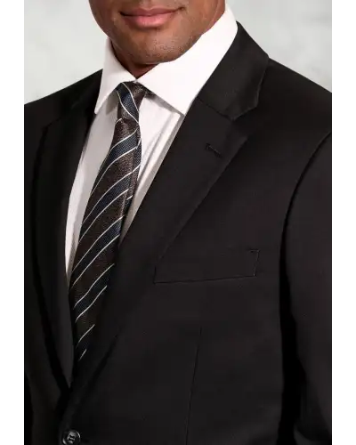 Suit Jackets Brook Taverner Tailored Fit Phoenix Black Suit Jacket-BT-3552D £90.00