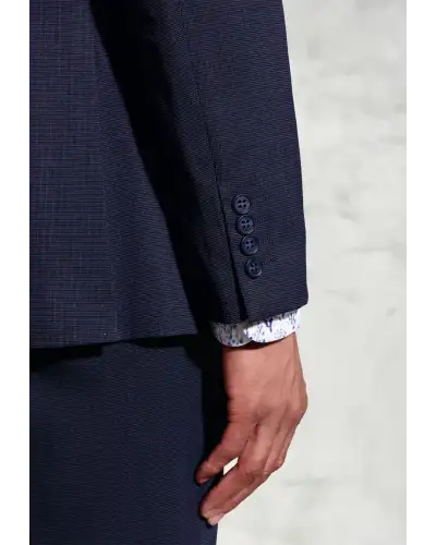 Suit Jackets Brook Taverner Tailored Fit Phene Navy Pin Dot Suit Jacket £90.00