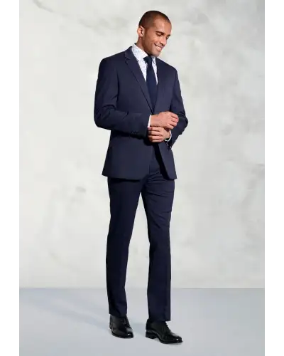 Suit Jackets Brook Taverner Tailored Fit Phoenix Navy Pin Dot Suit Jacket-BT-3552A £90.00