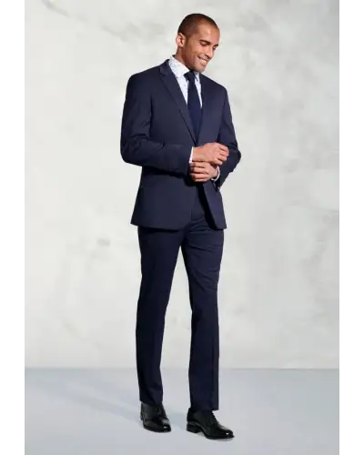 Suit Jackets Brook Taverner Tailored Fit Phene Navy Pin Dot Suit Jacket £90.00