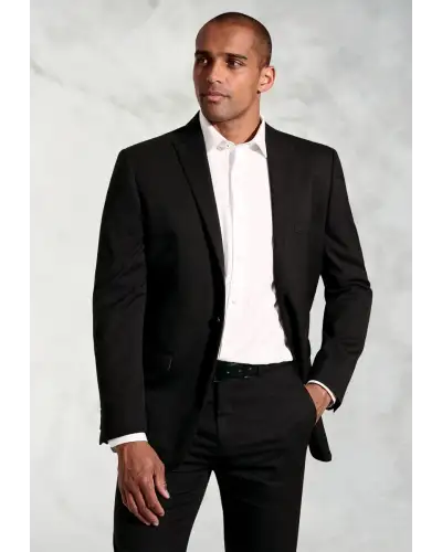 Suit Jackets Brook Taverner Tailored Fit Pegasus Black Washable Suit Jacket-BT-3551D £90.00