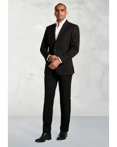 Suit Jackets Brook Taverner Tailored Fit Pegasus Black Washable Suit Jacket-BT-3551D £90.00