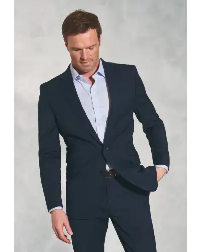 Suit Jackets Brook Taverner Tailored Fit Cassino Navy Washable Suit Jacket £134.00