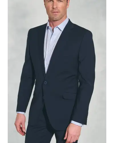 Suit Jackets Brook Taverner Tailored Fit Cassino Navy Washable Suit Jacket £134.00