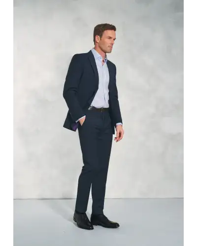 Suit Jackets Brook Taverner Tailored Fit Cassino Navy Washable Suit Jacket £134.00