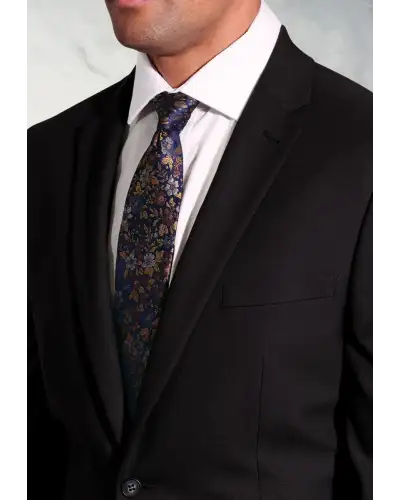 Suit Jackets Brook Taverner Tailored Fit Dijon Black Suit Jacket £89.00