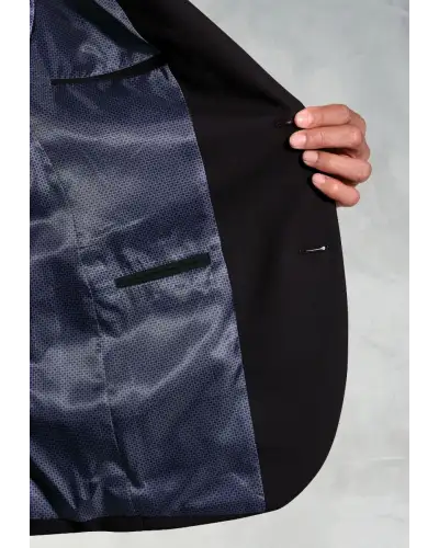 Suit Jackets Brook Taverner Tailored Fit Dijon Black Suit Jacket £89.00