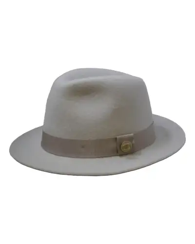 Fedora Hats Christys Hats Wool Felt Fedora In Ice-CH-CWF100438-20L £63.00