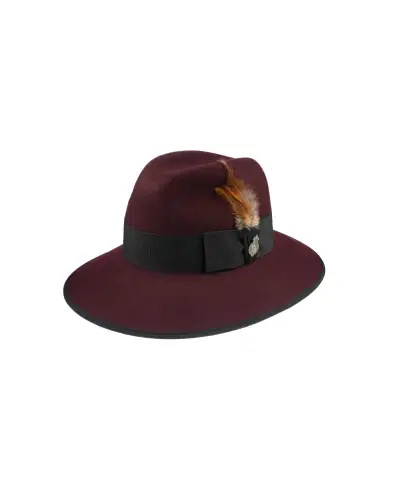Trilbies & Pork Pies Christys Hats Madison Wool Felt Trilby-CH-CWF100023-BROWN-56 £67.00