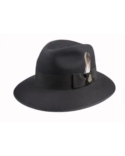 Trilbies & Pork Pies Christys Hats Madison Wool Felt Trilby-CH-CWF100023-BROWN-56 £67.00