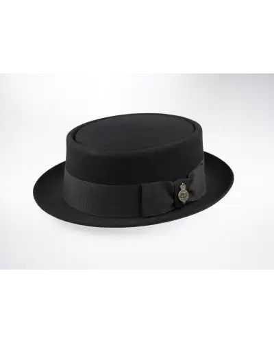 Trilbies & Pork Pies Christys Hats Miles Pork Pie Fur Felt Hat-CH-CSO100354-NAVY-57 £180.00
