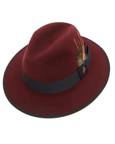 Trilbies & Pork Pies Christys Hats Farnham Down Brim Fur Felt Trilby Hat-CH-CSO100270BLAC-57 £180.00